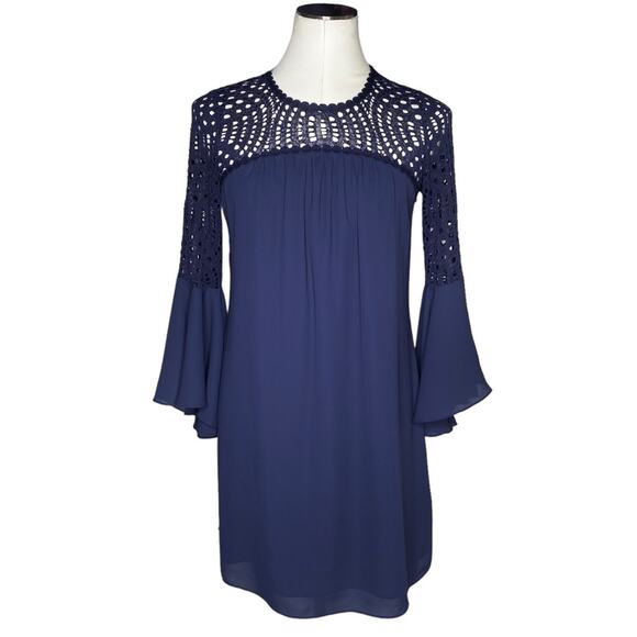 Lilly Pulitzer Amenna Bell Sleeve Lace Dress size 0 - Picture 12 of 12